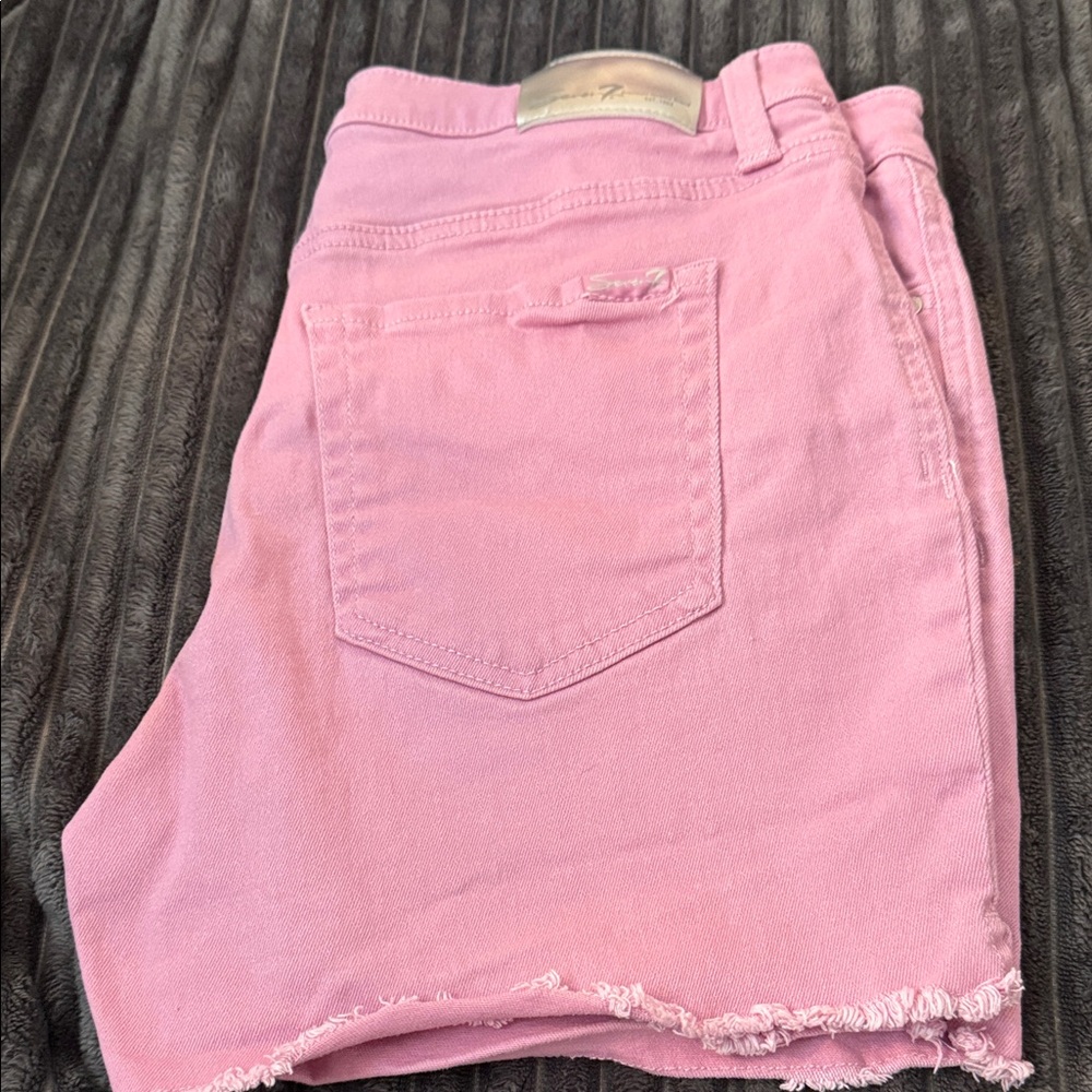 Seven7 Pink Jean Shorts for Women